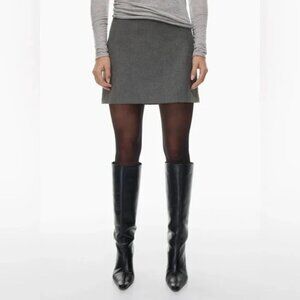 Aritzia Wilfred wool cashmere skirt
